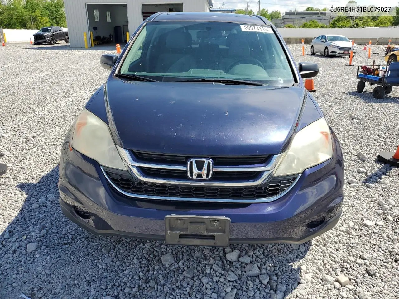 2011 Honda Cr-V Ex VIN: 5J6RE4H51BL079027 Lot: 56974115