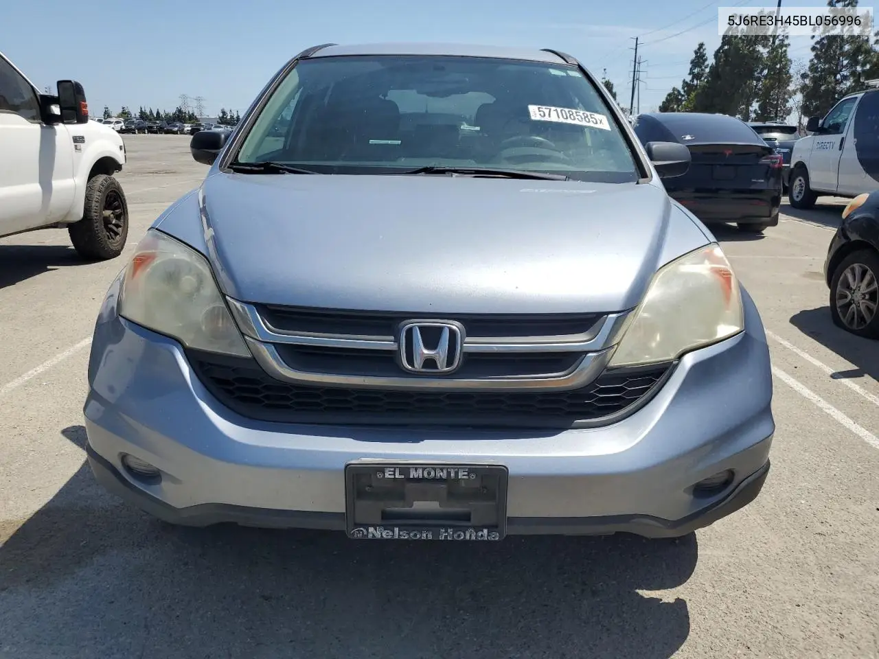2011 Honda Cr-V Se VIN: 5J6RE3H45BL056996 Lot: 57108585