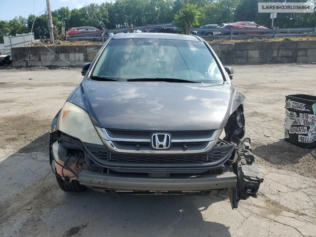 2011 Honda Cr-V Lx VIN: 5J6RE4H33BL056864 Lot: 62944405