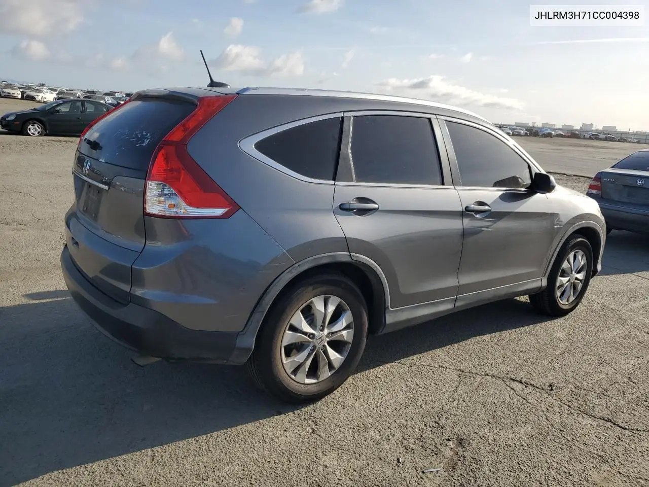 2012 Honda Cr-V Exl VIN: JHLRM3H71CC004398 Lot: 51950445