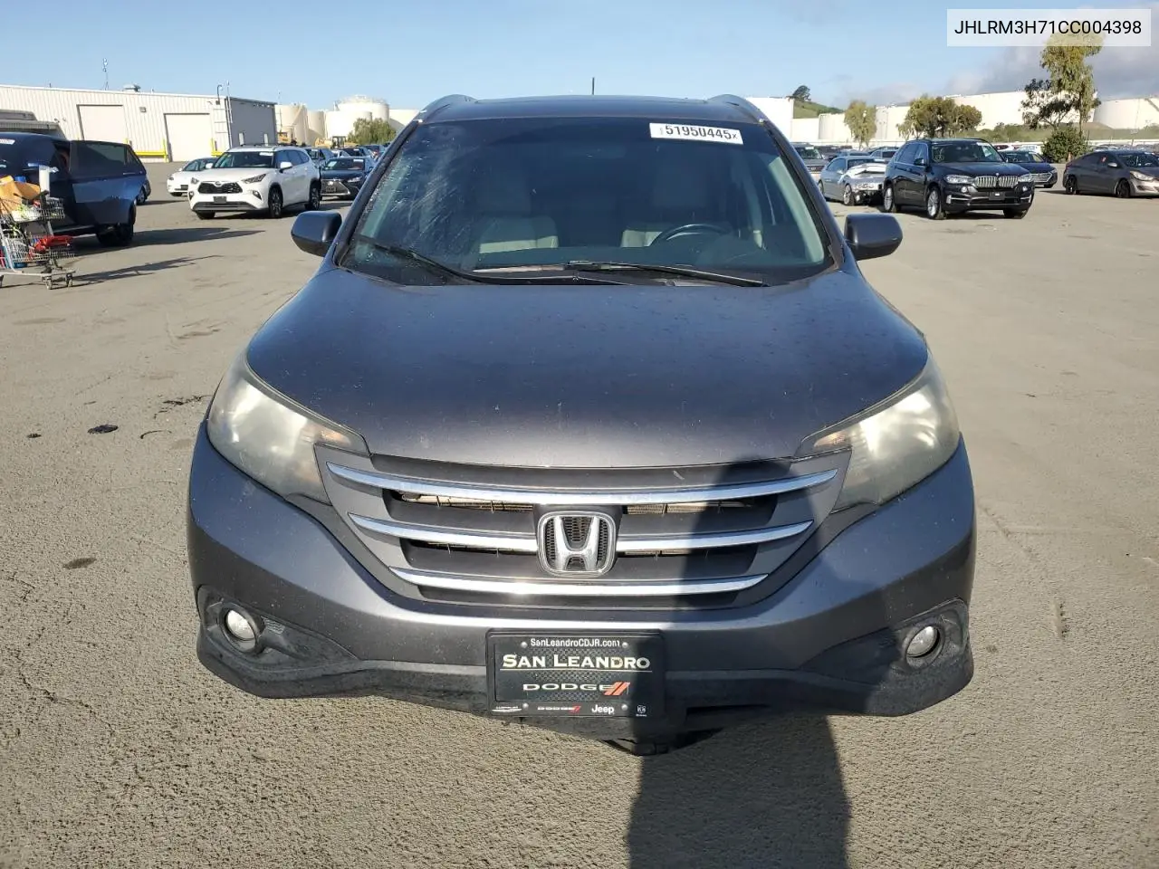 2012 Honda Cr-V Exl VIN: JHLRM3H71CC004398 Lot: 51950445