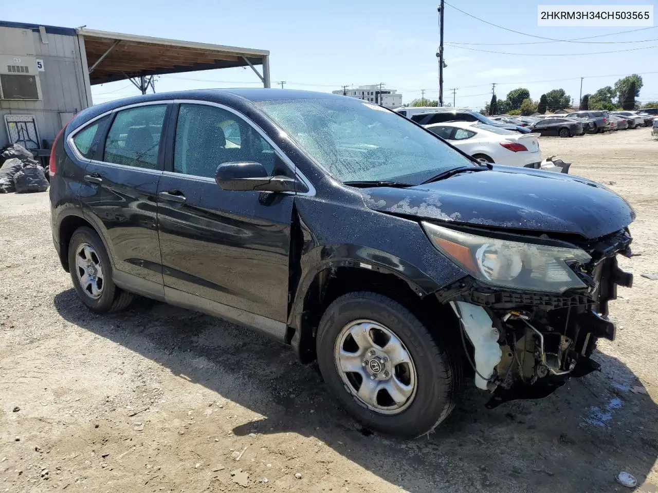 2012 Honda Cr-V Lx VIN: 2HKRM3H34CH503565 Lot: 56902235