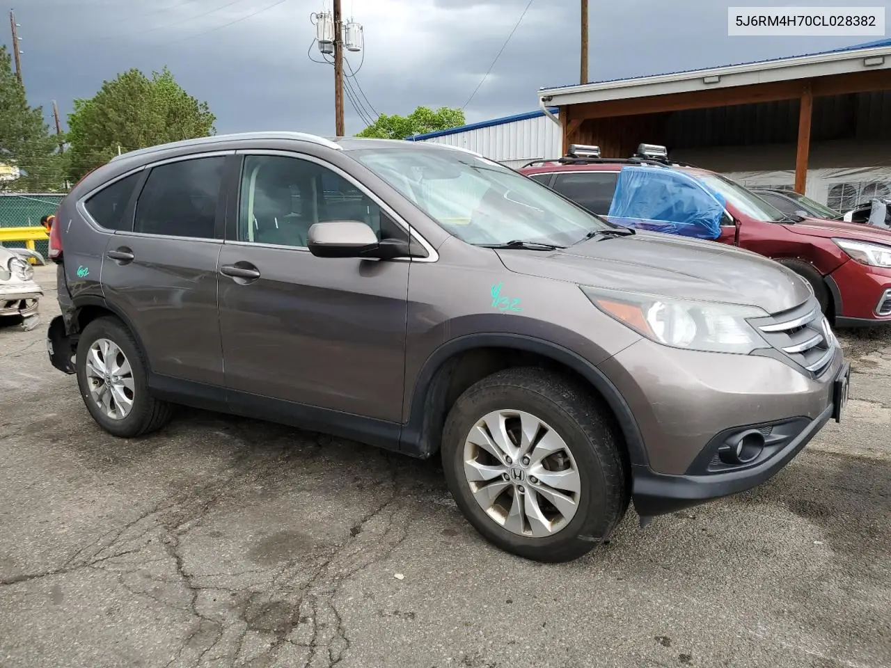2012 Honda Cr-V Exl VIN: 5J6RM4H70CL028382 Lot: 57098055