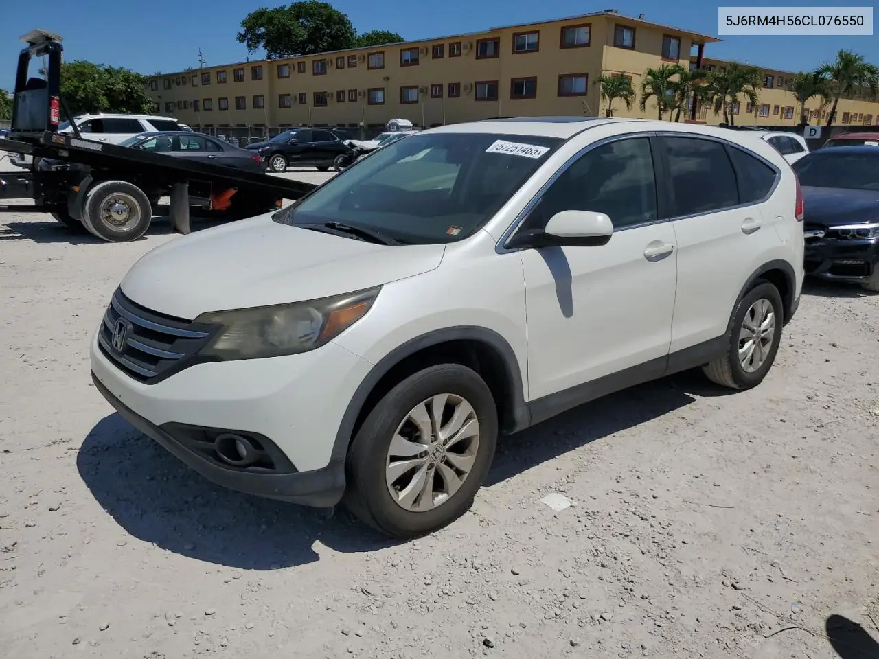 2012 Honda Cr-V Ex VIN: 5J6RM4H56CL076550 Lot: 57251465