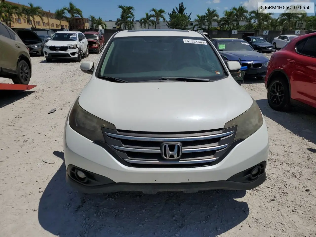2012 Honda Cr-V Ex VIN: 5J6RM4H56CL076550 Lot: 57251465