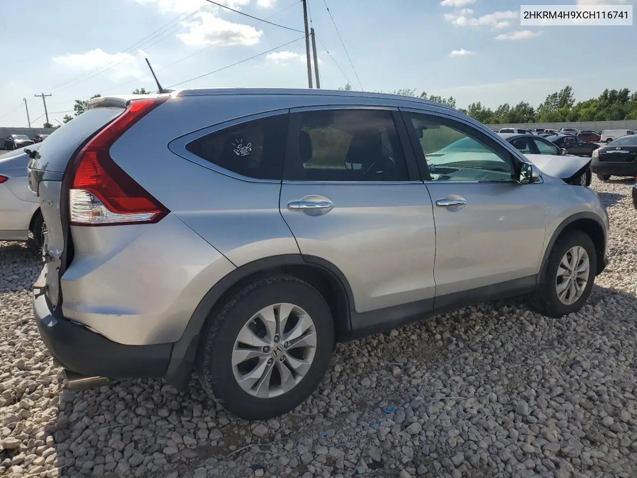 2012 Honda Cr-V Touring VIN: 2HKRM4H9XCH116741 Lot: 62841275