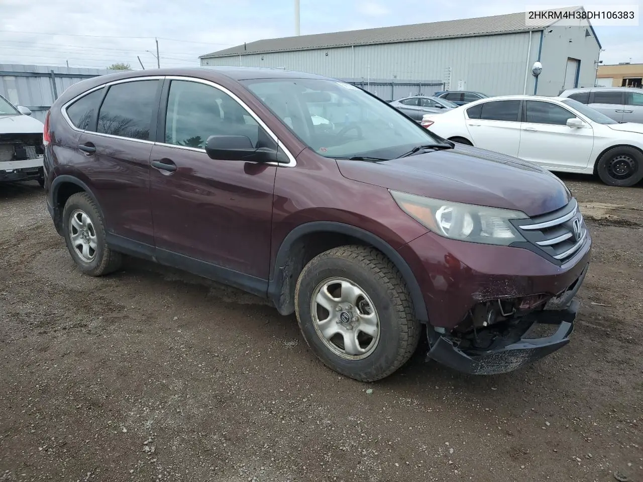2013 Honda Cr-V Lx VIN: 2HKRM4H38DH106383 Lot: 56360225