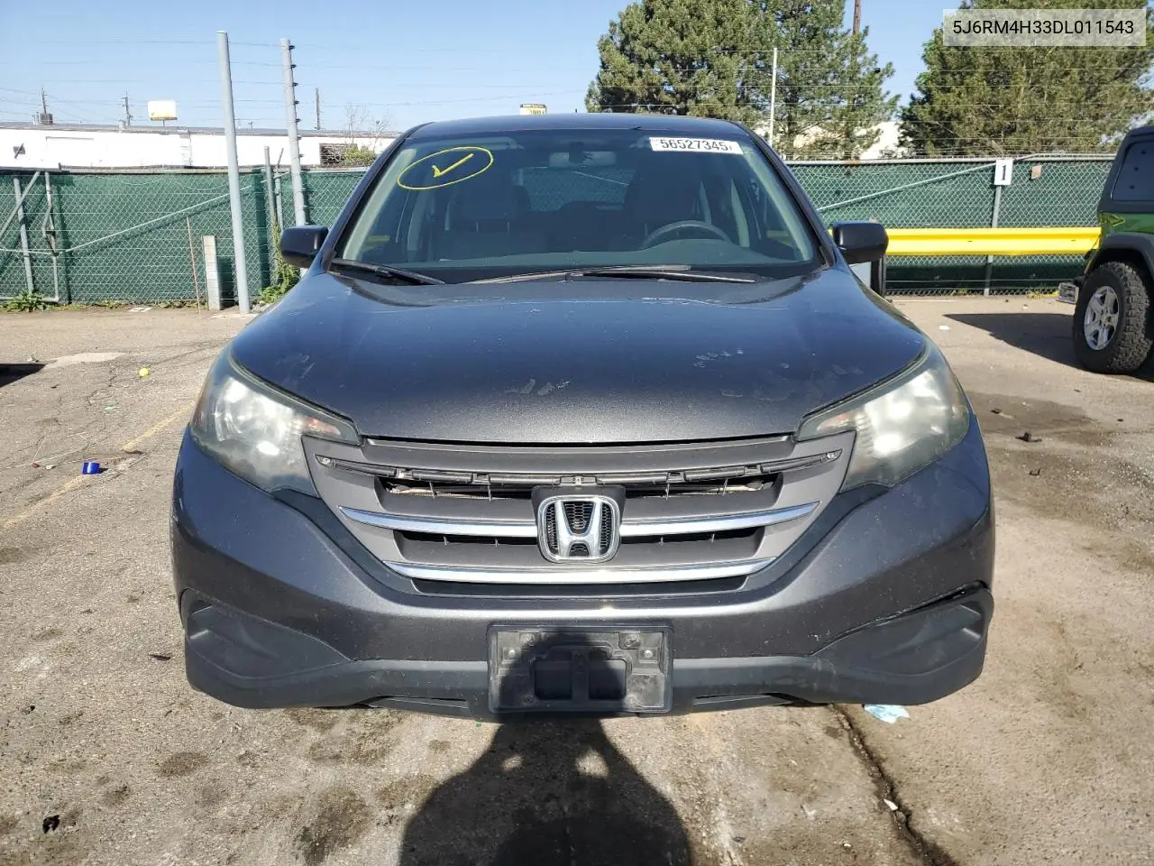 2013 Honda Cr-V Lx VIN: 5J6RM4H33DL011543 Lot: 56527345