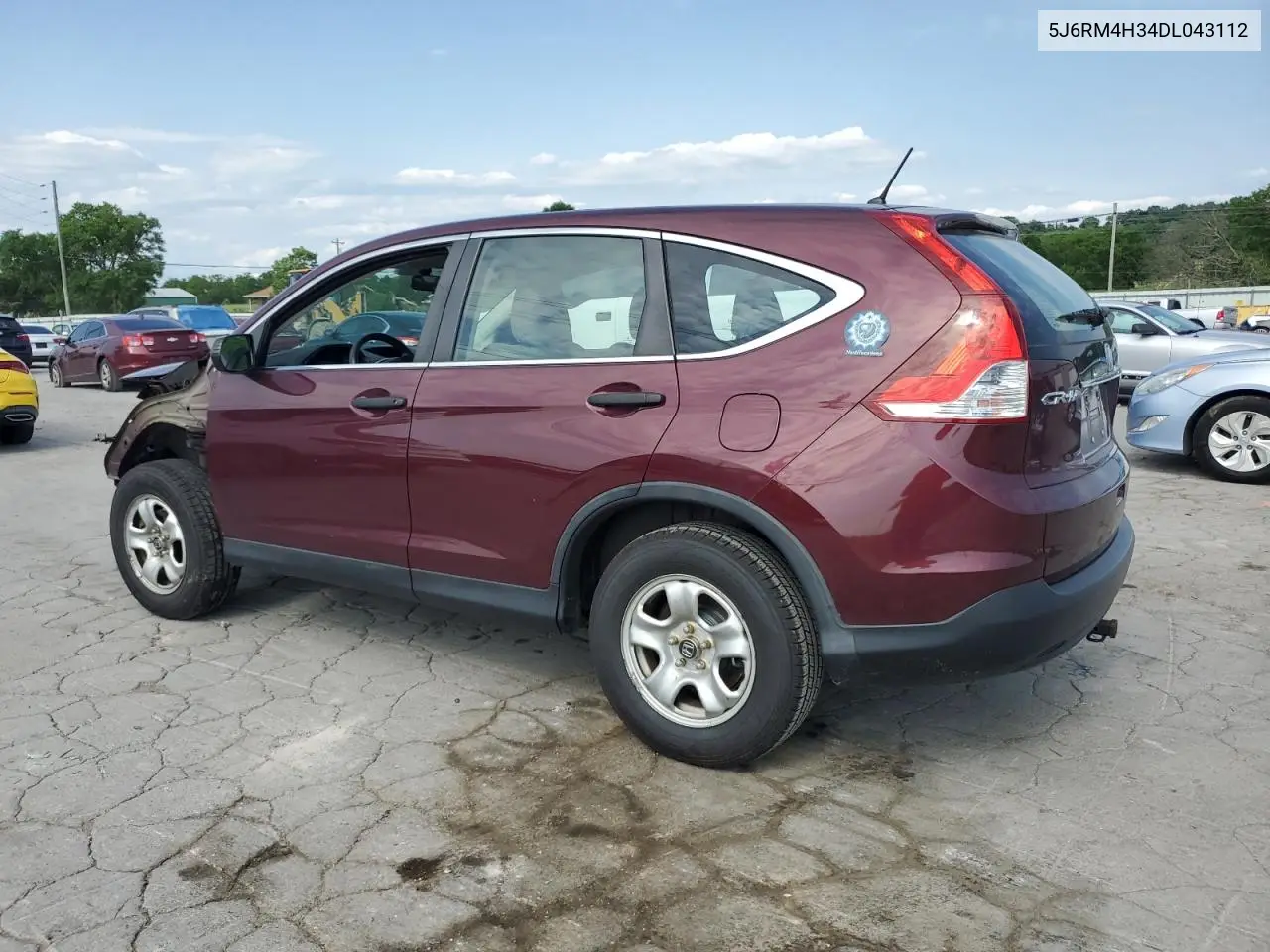 2013 Honda Cr-V Lx VIN: 5J6RM4H34DL043112 Lot: 56618755