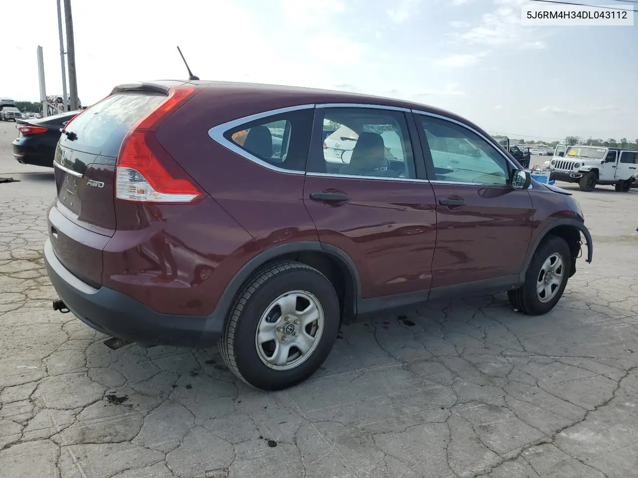 2013 Honda Cr-V Lx VIN: 5J6RM4H34DL043112 Lot: 56618755