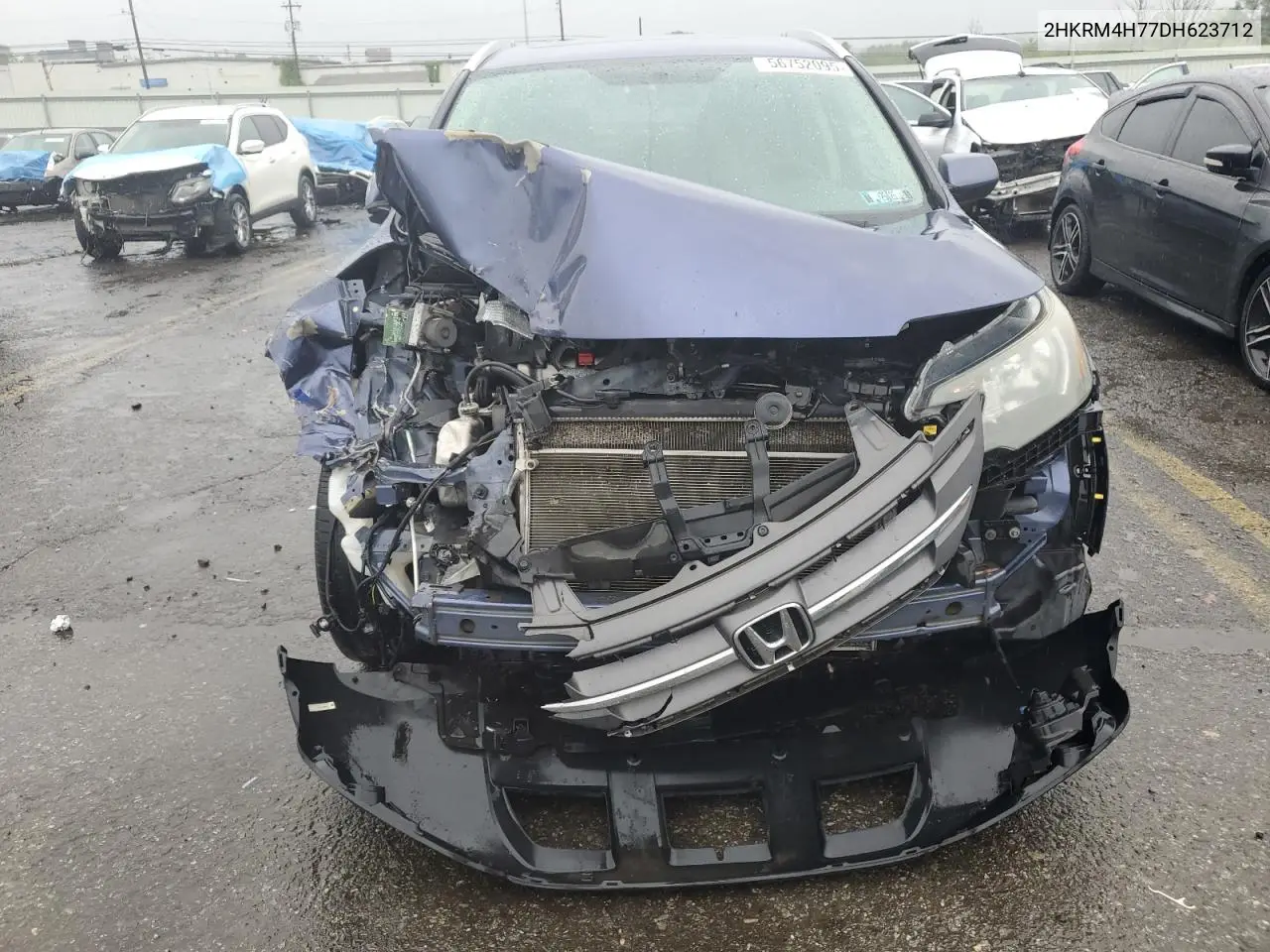 2013 Honda Cr-V Exl VIN: 2HKRM4H77DH623712 Lot: 56752095