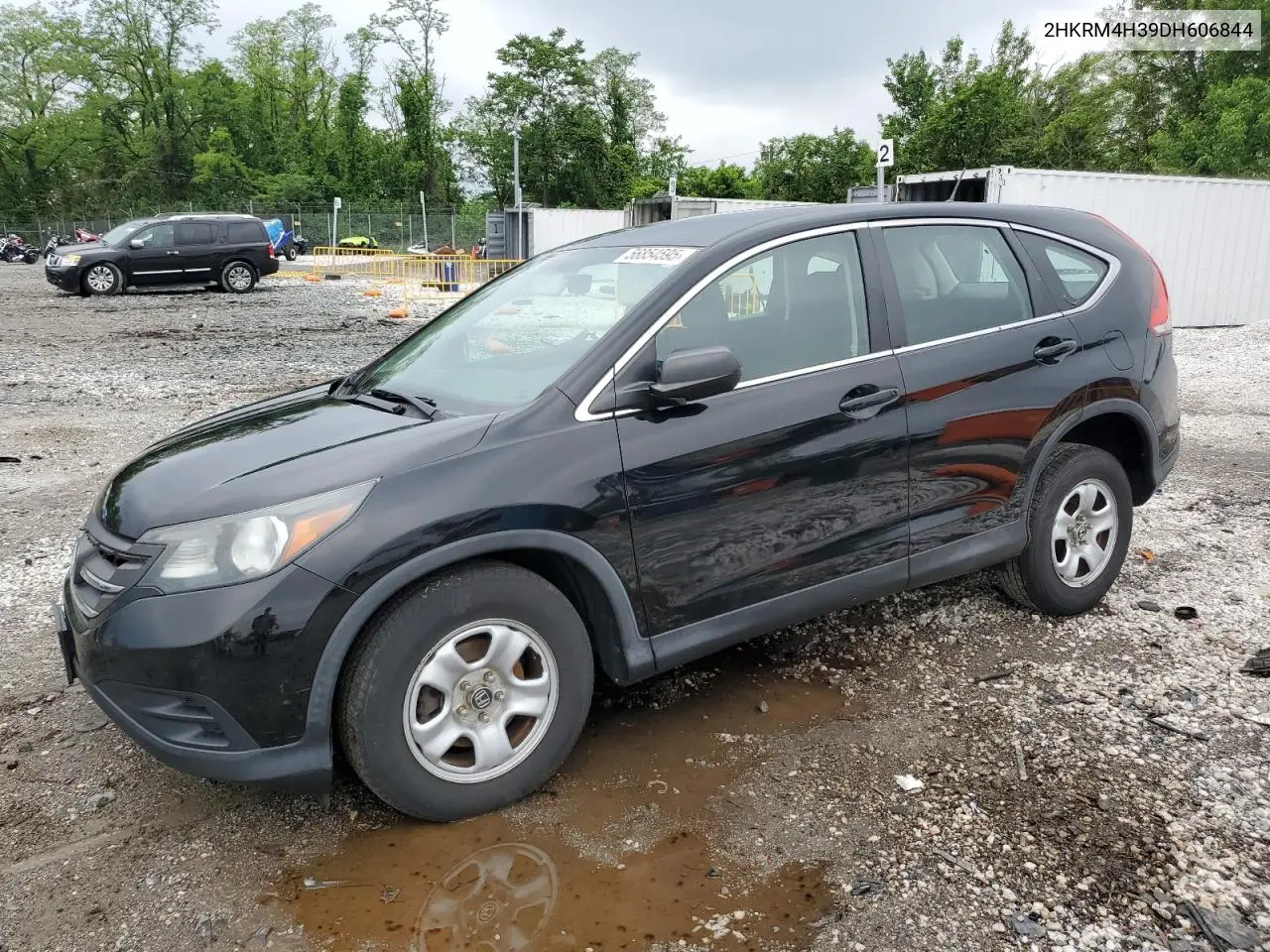 2013 Honda Cr-V Lx VIN: 2HKRM4H39DH606844 Lot: 56854595