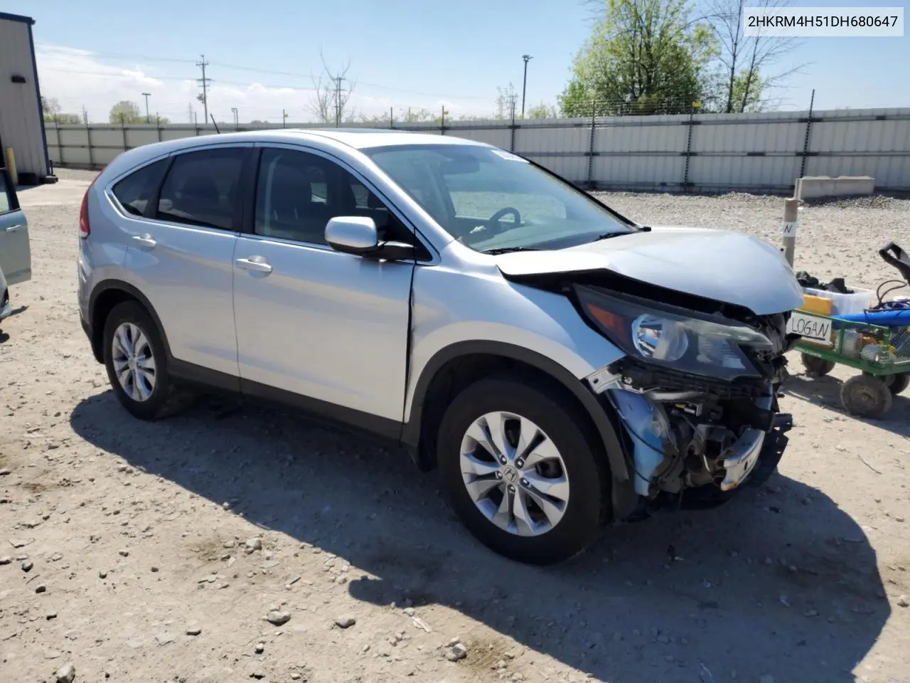2013 Honda Cr-V Ex VIN: 2HKRM4H51DH680647 Lot: 56884895