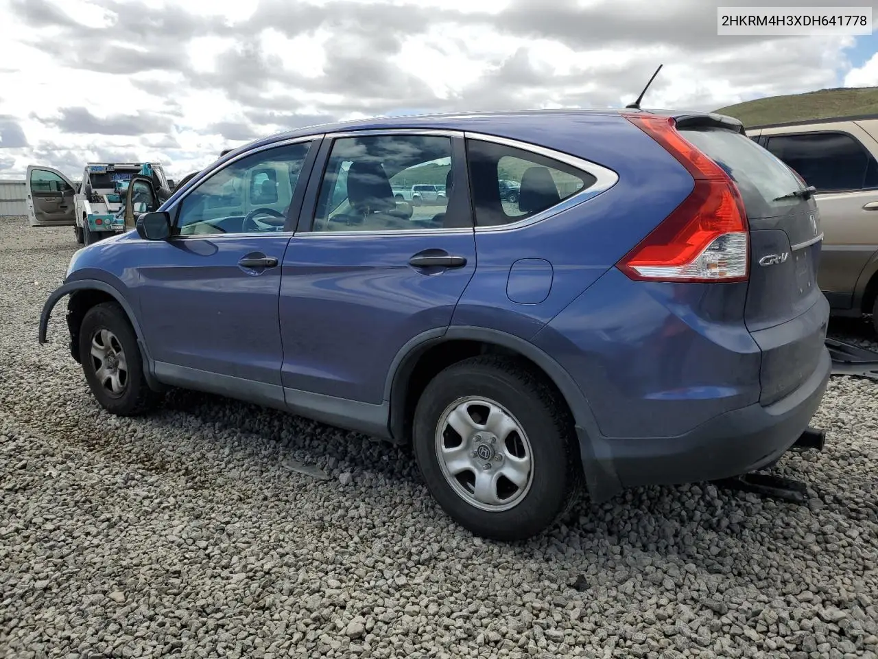 2013 Honda Cr-V Lx VIN: 2HKRM4H3XDH641778 Lot: 56933905