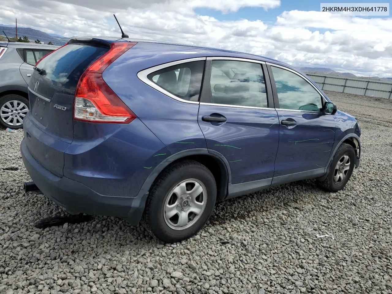 2013 Honda Cr-V Lx VIN: 2HKRM4H3XDH641778 Lot: 56933905