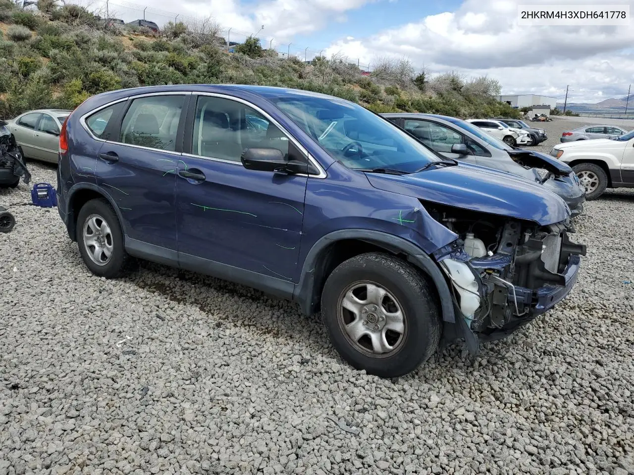 2013 Honda Cr-V Lx VIN: 2HKRM4H3XDH641778 Lot: 56933905