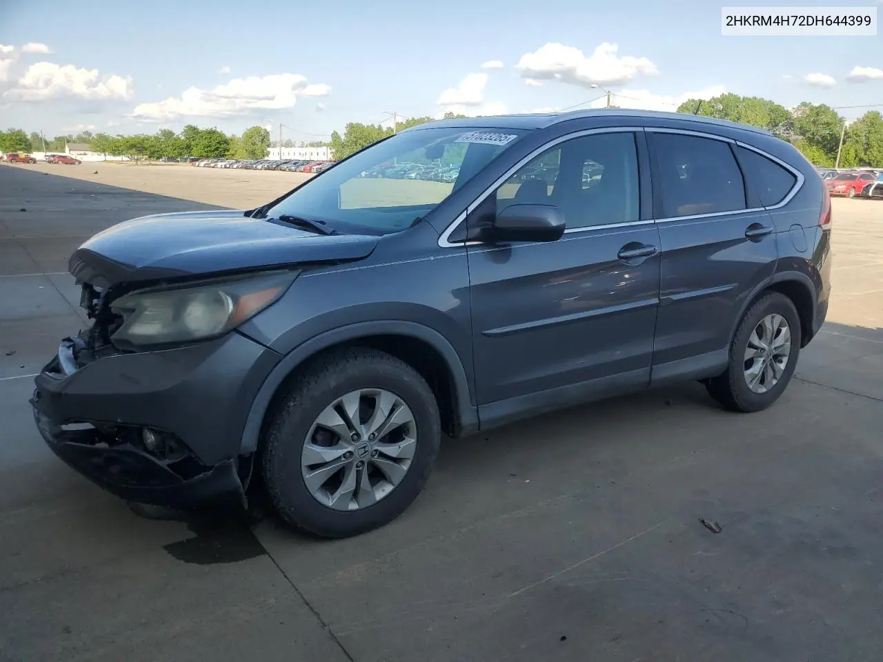 2013 Honda Cr-V Exl VIN: 2HKRM4H72DH644399 Lot: 57023265