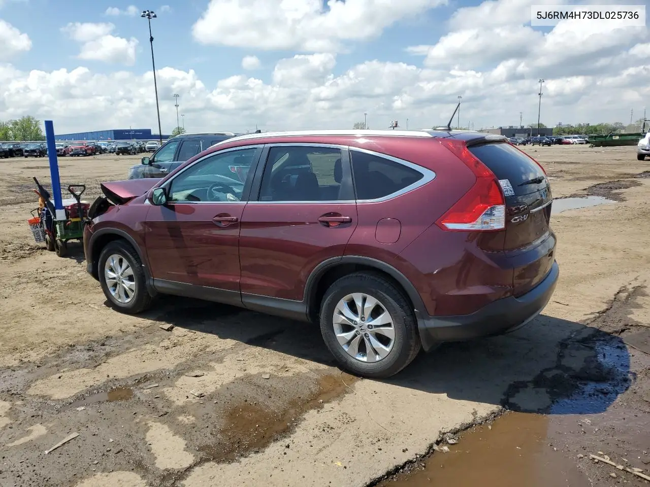 2013 Honda Cr-V Exl VIN: 5J6RM4H73DL025736 Lot: 57139855