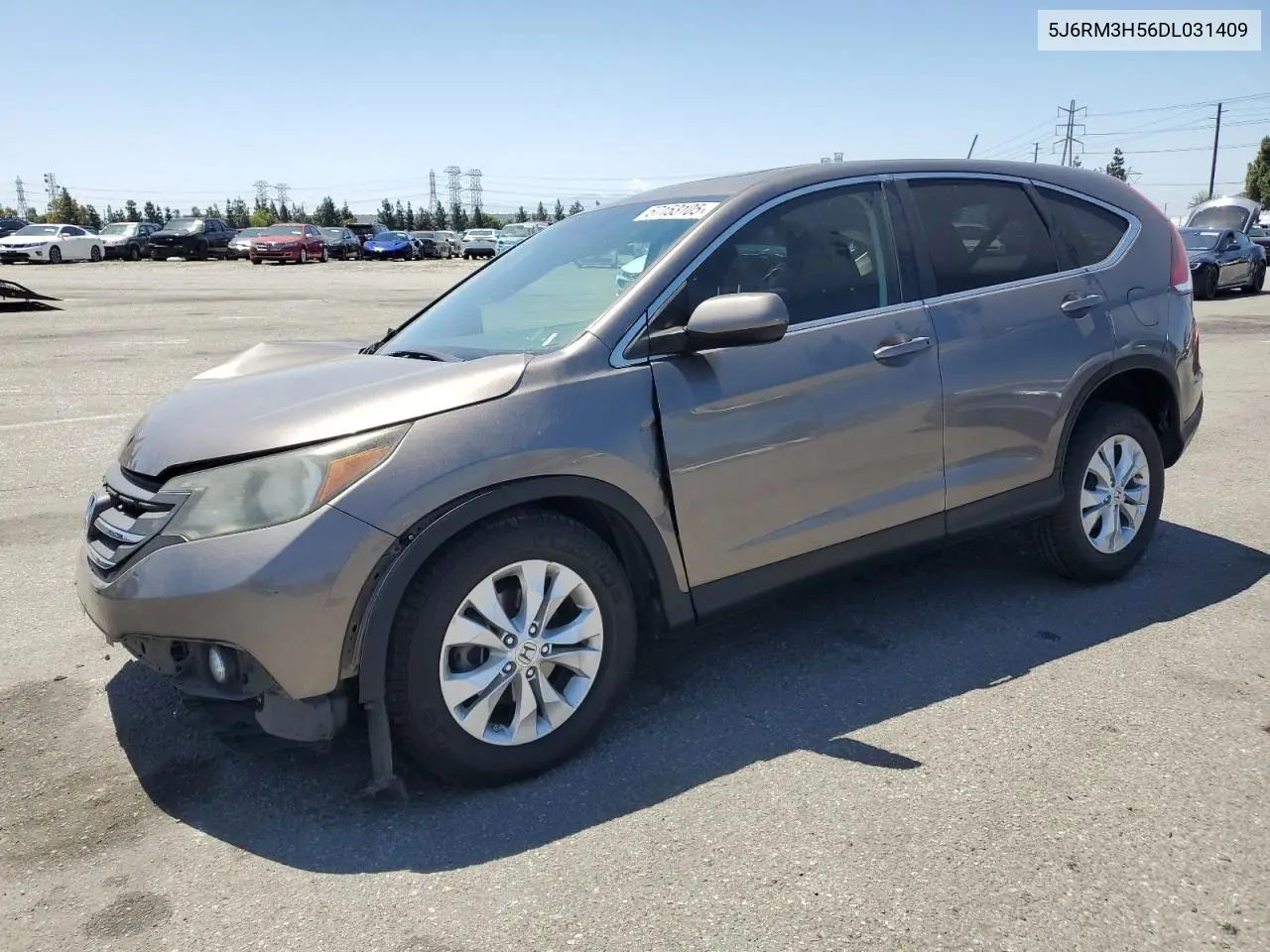 2013 Honda Cr-V Ex VIN: 5J6RM3H56DL031409 Lot: 57153105