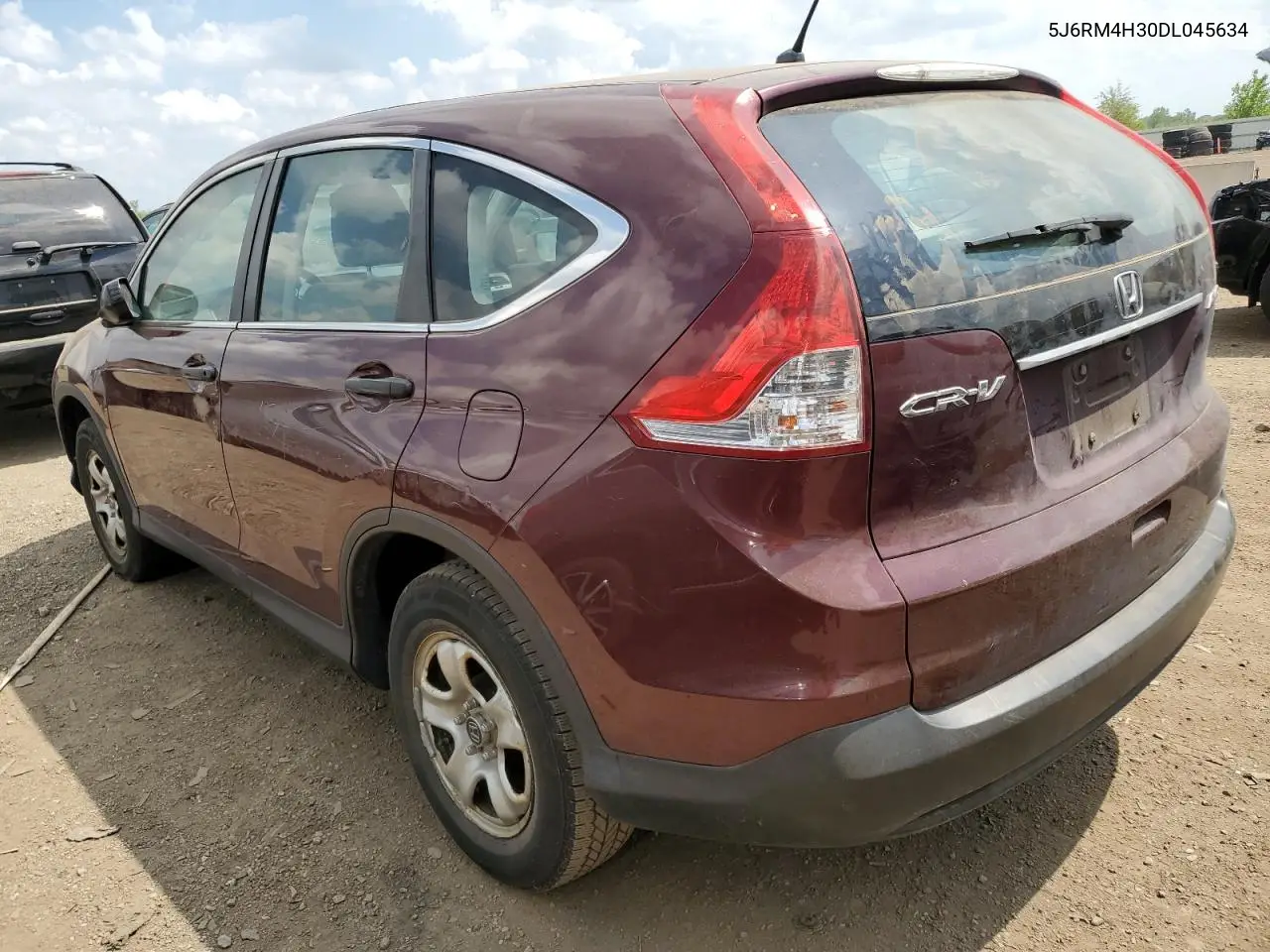 2013 Honda Cr-V Lx VIN: 5J6RM4H30DL045634 Lot: 57176905