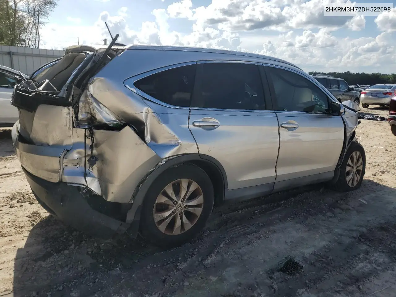 2013 Honda Cr-V Exl VIN: 2HKRM3H72DH522698 Lot: 60543635