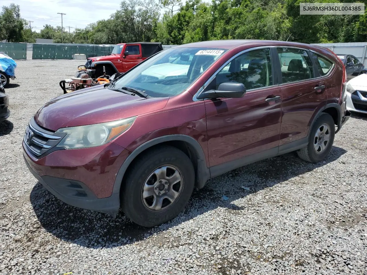 2013 Honda Cr-V Lx VIN: 5J6RM3H36DL004385 Lot: 62144115