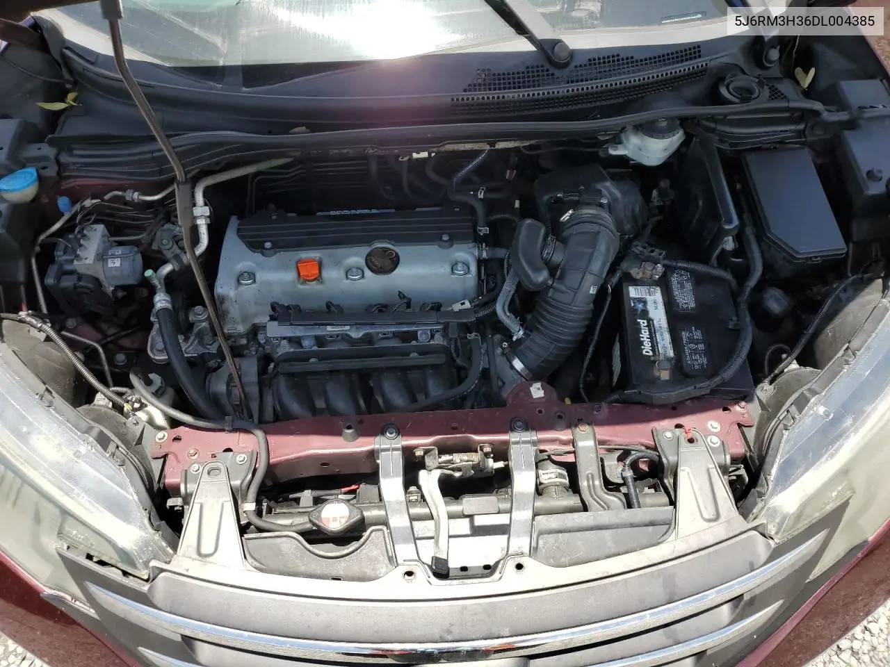 2013 Honda Cr-V Lx VIN: 5J6RM3H36DL004385 Lot: 62144115