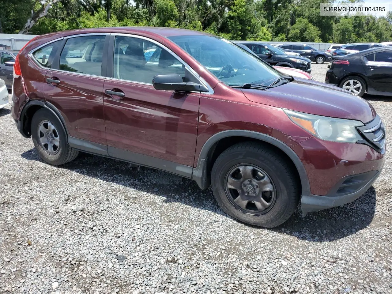 2013 Honda Cr-V Lx VIN: 5J6RM3H36DL004385 Lot: 62144115
