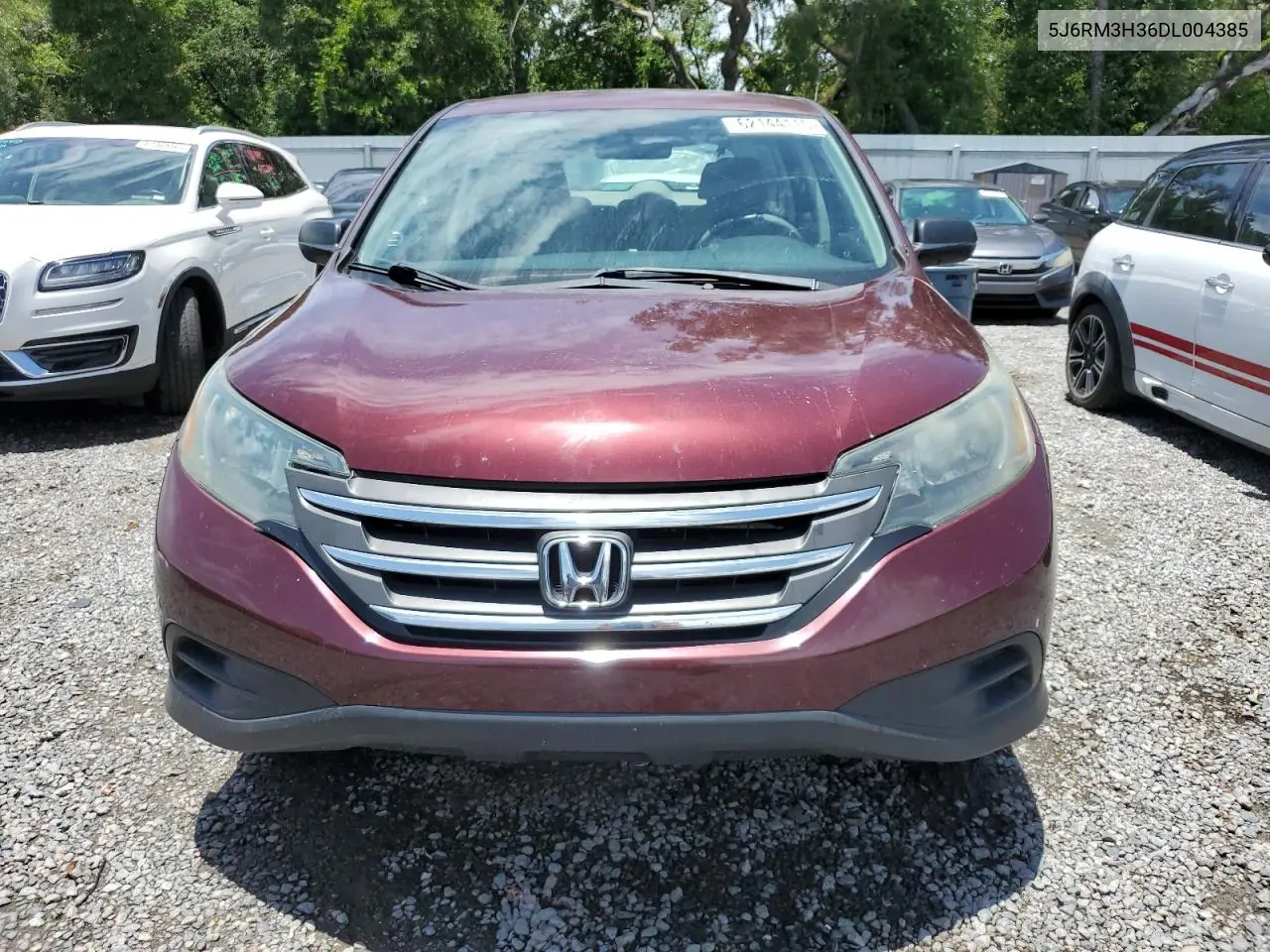 2013 Honda Cr-V Lx VIN: 5J6RM3H36DL004385 Lot: 62144115