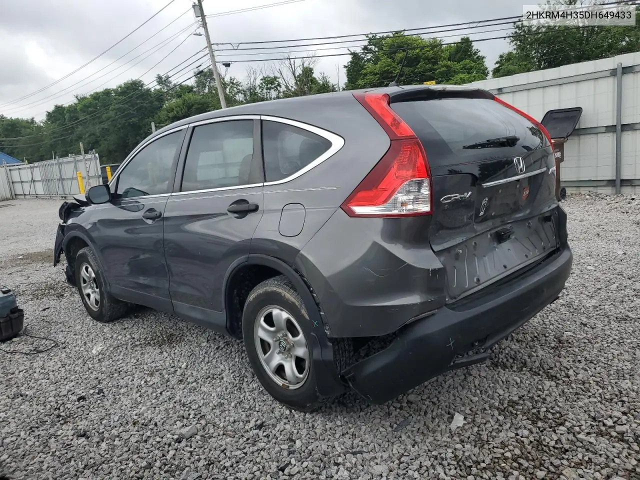 2013 Honda Cr-V Lx VIN: 2HKRM4H35DH649433 Lot: 62344735