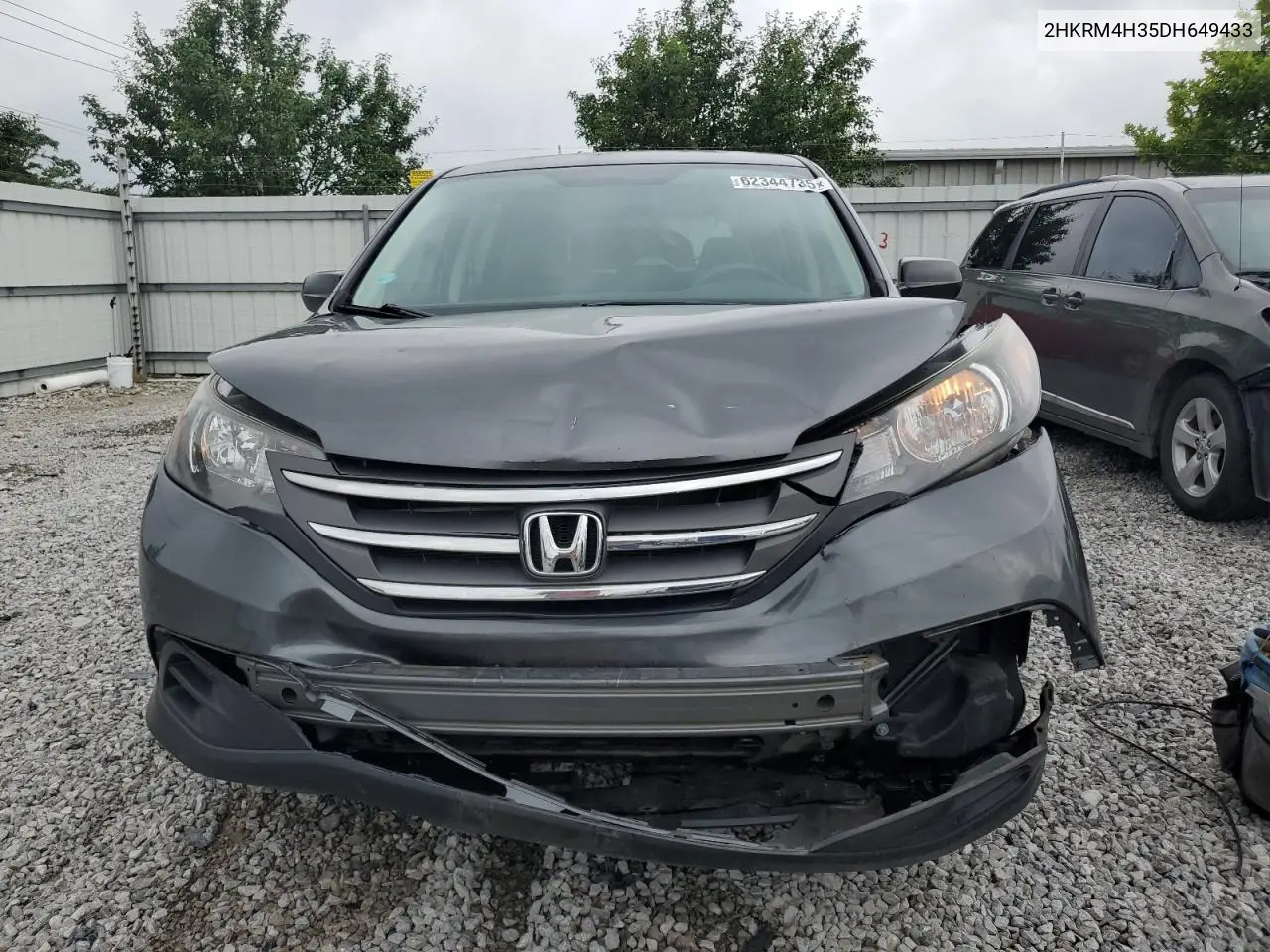 2013 Honda Cr-V Lx VIN: 2HKRM4H35DH649433 Lot: 62344735