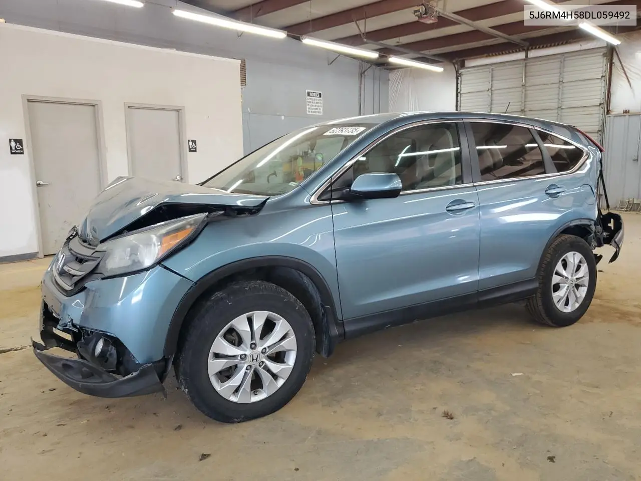 2013 Honda Cr-V Ex VIN: 5J6RM4H58DL059492 Lot: 62393735