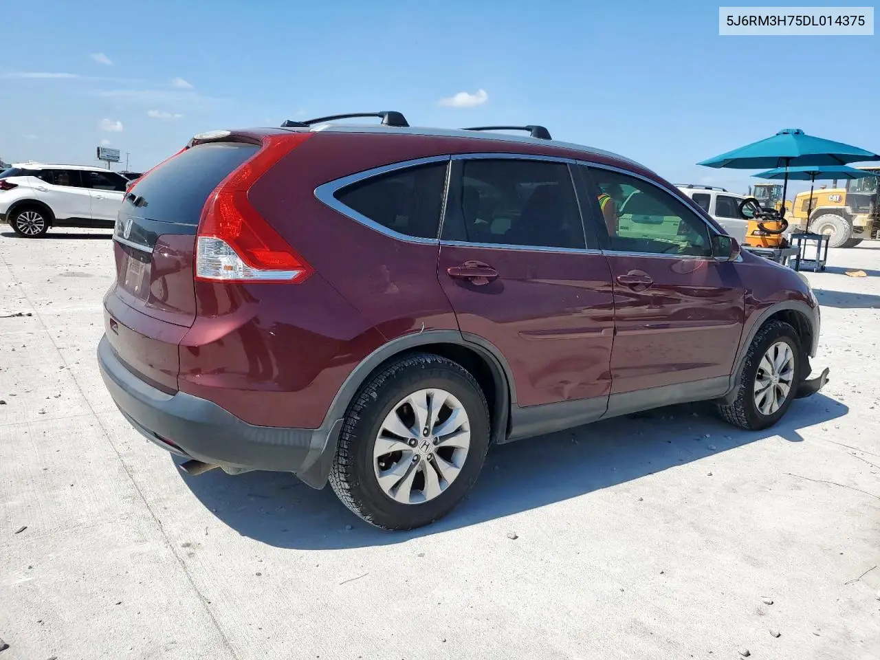 2013 Honda Cr-V Exl VIN: 5J6RM3H75DL014375 Lot: 62483145