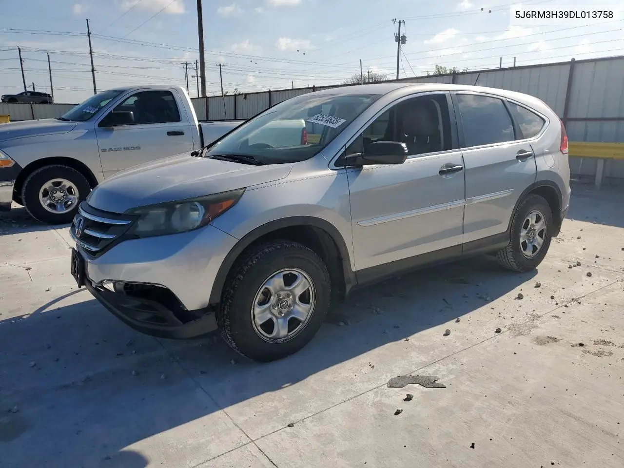 2013 Honda Cr-V Lx VIN: 5J6RM3H39DL013758 Lot: 62524635