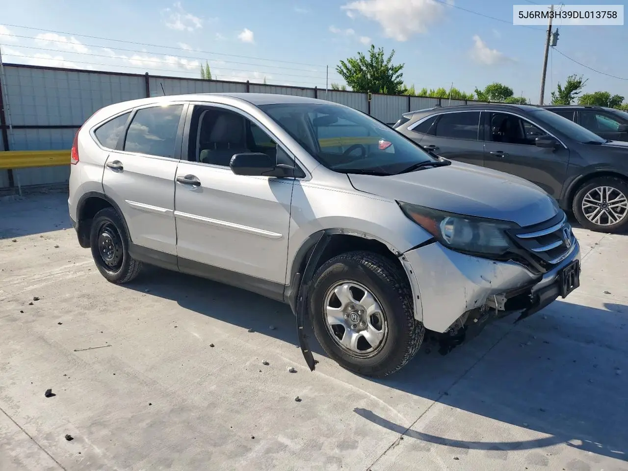2013 Honda Cr-V Lx VIN: 5J6RM3H39DL013758 Lot: 62524635