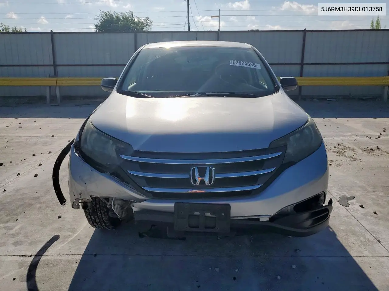 2013 Honda Cr-V Lx VIN: 5J6RM3H39DL013758 Lot: 62524635