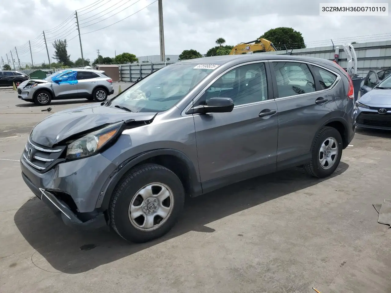 2013 Honda Cr-V Lx VIN: 3CZRM3H36DG710110 Lot: 62598825