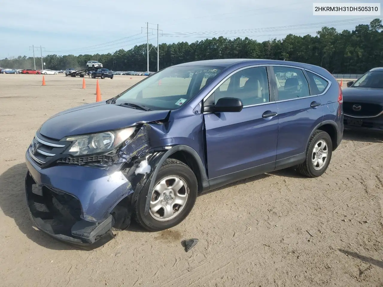 2013 Honda Cr-V Lx VIN: 2HKRM3H31DH505310 Lot: 62722985