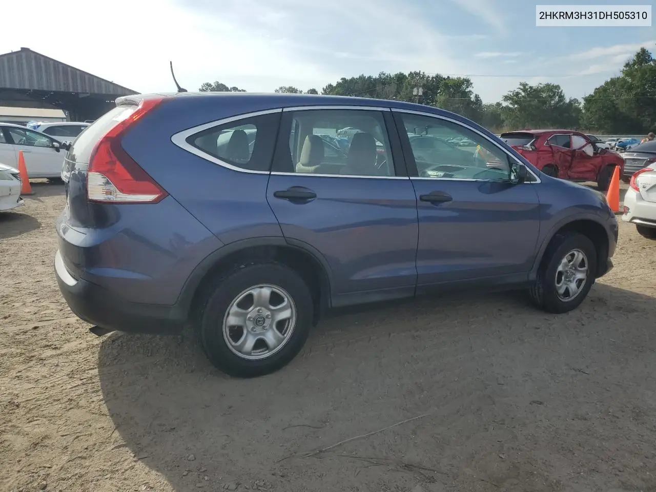 2013 Honda Cr-V Lx VIN: 2HKRM3H31DH505310 Lot: 62722985