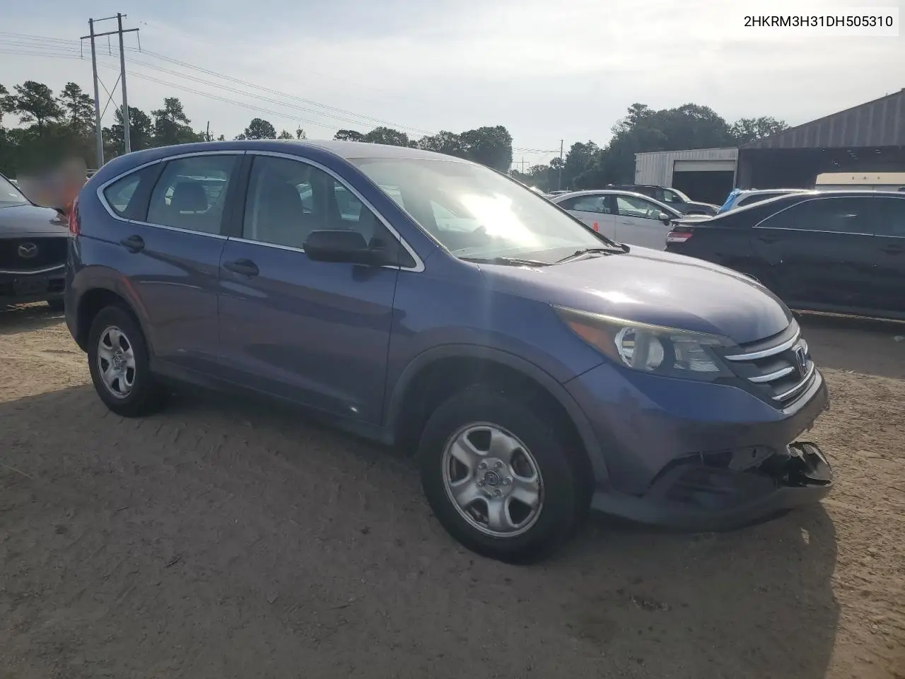 2013 Honda Cr-V Lx VIN: 2HKRM3H31DH505310 Lot: 62722985