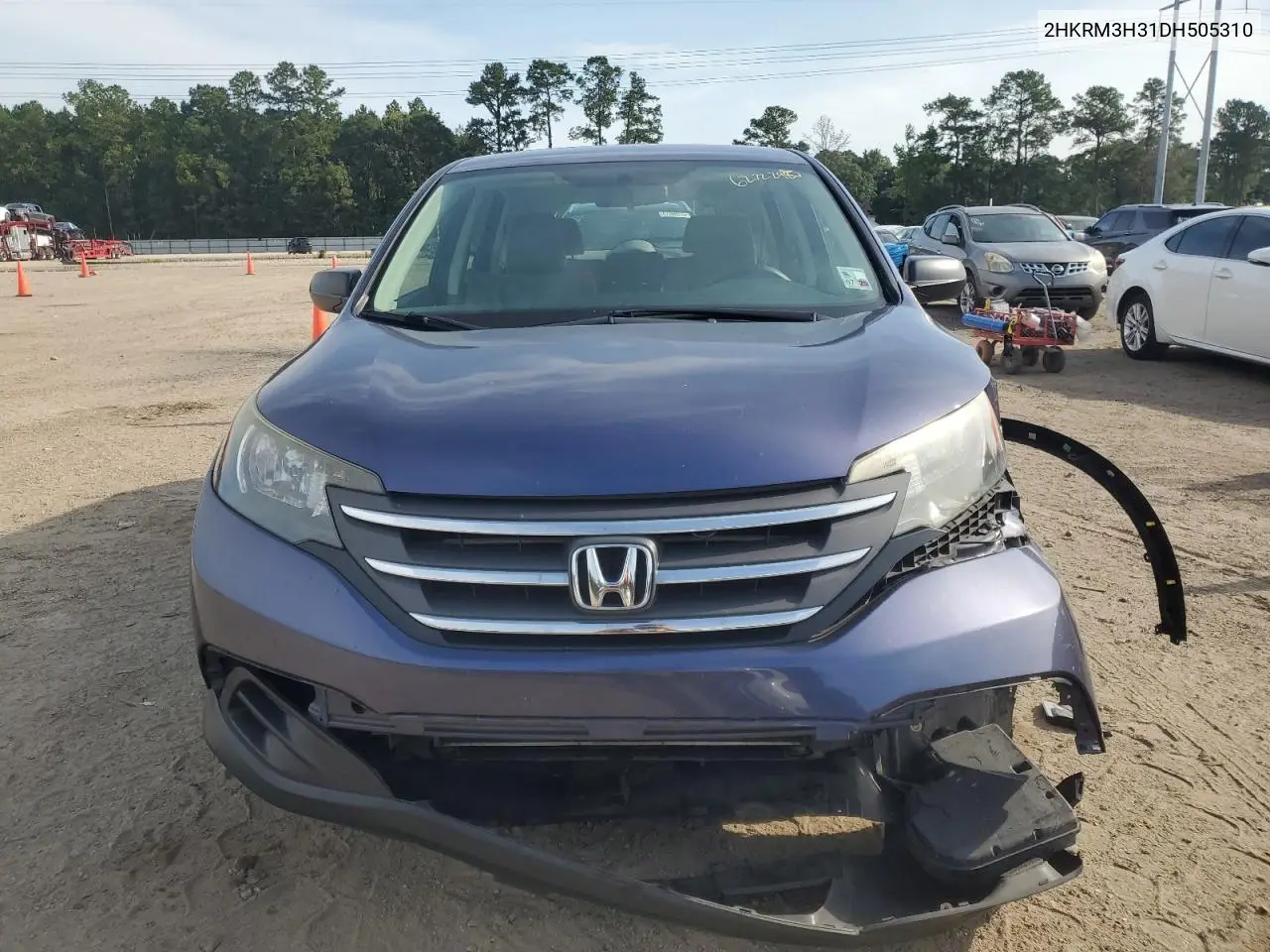 2013 Honda Cr-V Lx VIN: 2HKRM3H31DH505310 Lot: 62722985