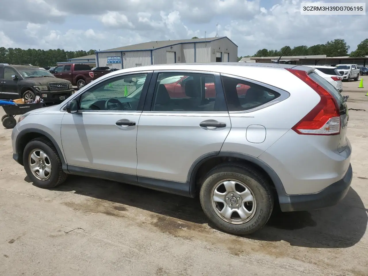 2013 Honda Cr-V Lx VIN: 3CZRM3H39DG706195 Lot: 62842205