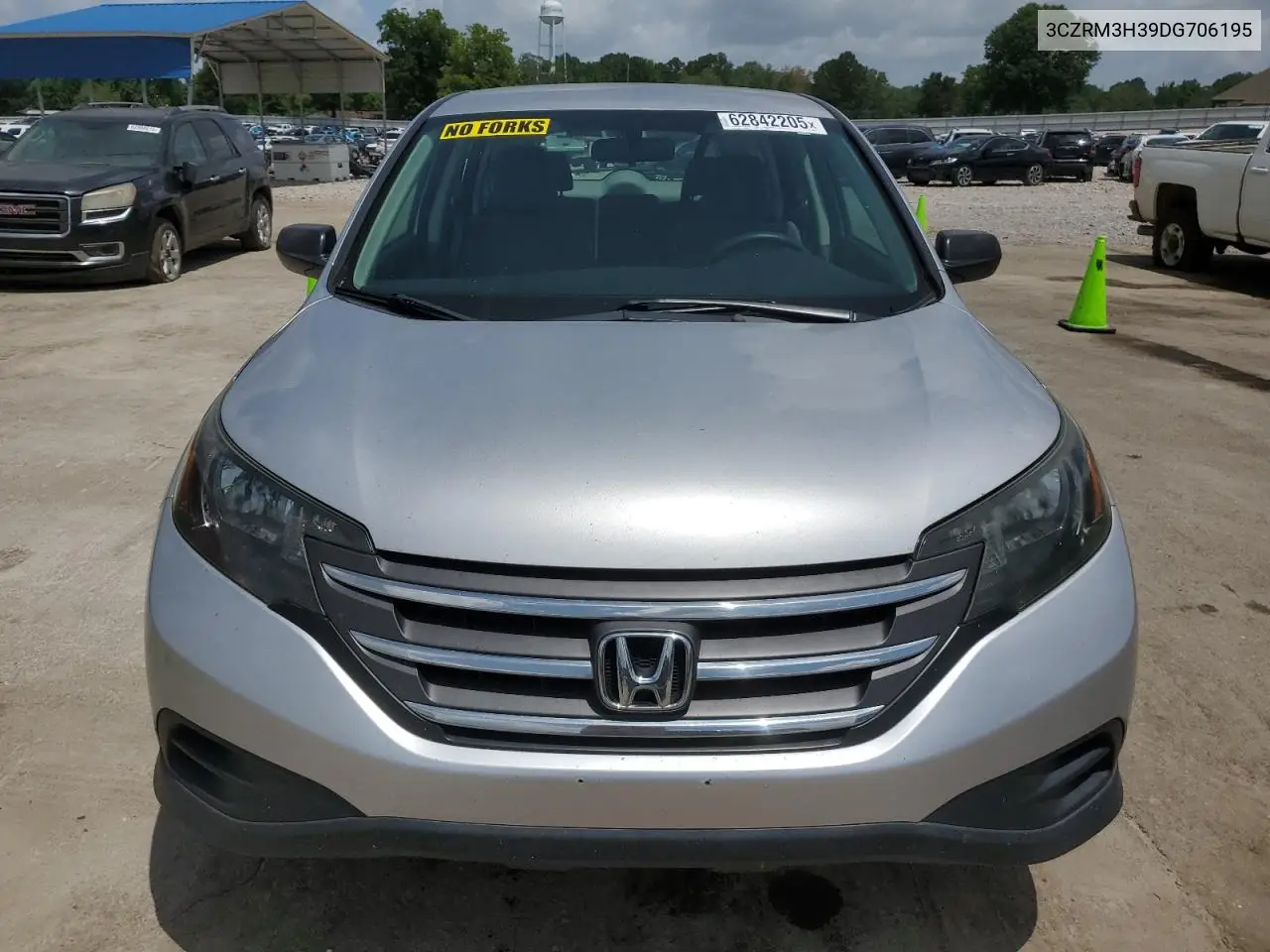 2013 Honda Cr-V Lx VIN: 3CZRM3H39DG706195 Lot: 62842205