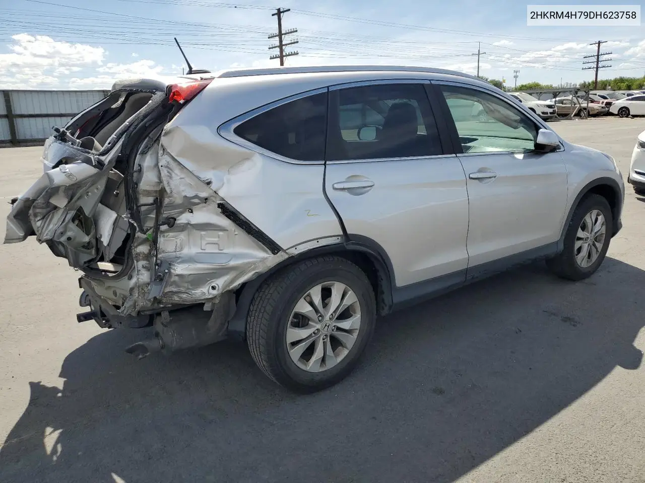 2013 Honda Cr-V Exl VIN: 2HKRM4H79DH623758 Lot: 62953245