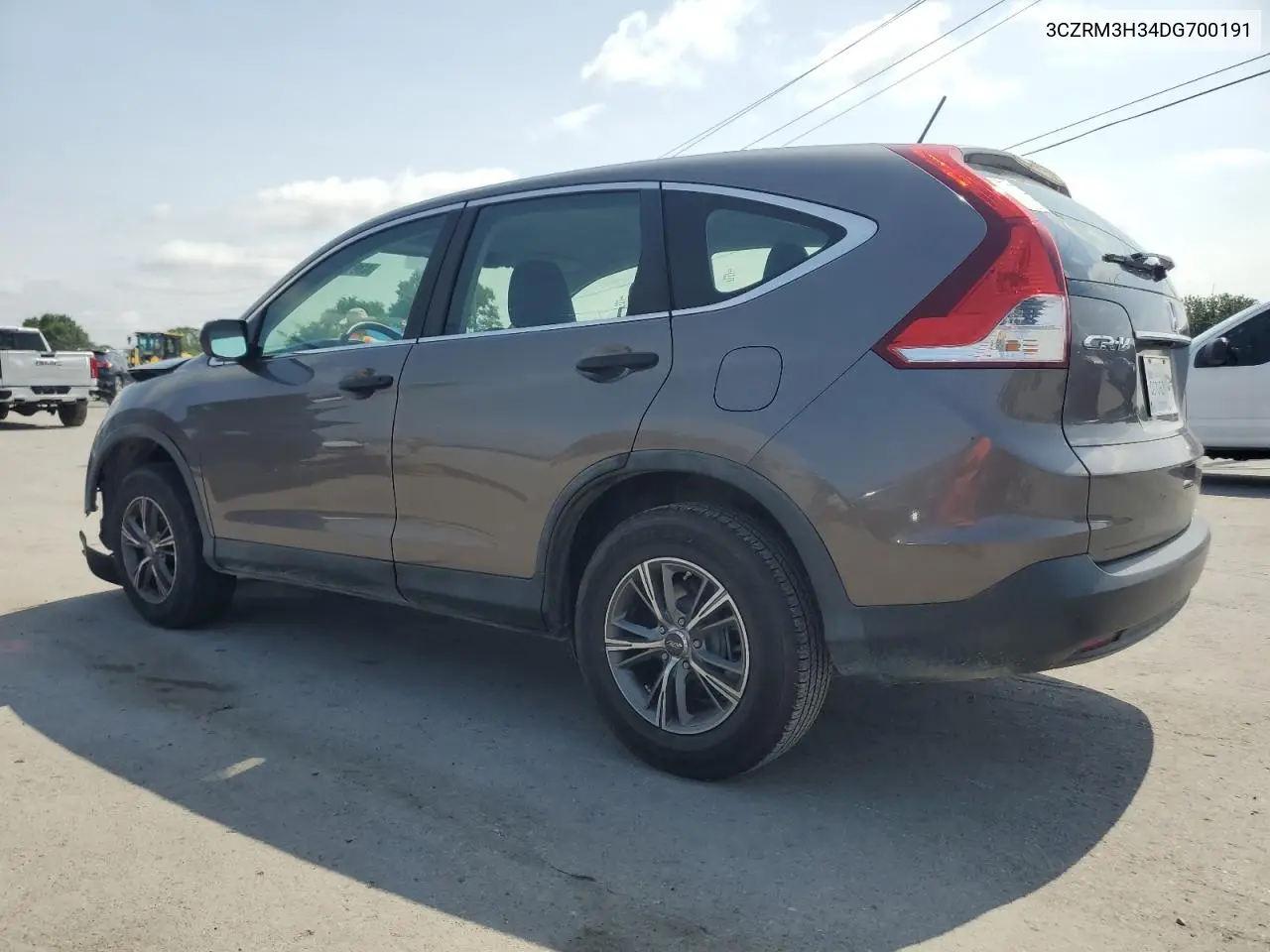 2013 Honda Cr-V Lx VIN: 3CZRM3H34DG700191 Lot: 63019195
