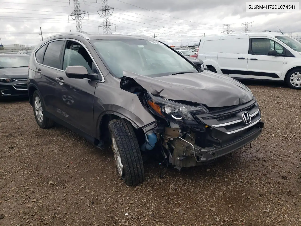 2013 Honda Cr-V Exl VIN: 5J6RM4H72DL074541 Lot: 80708924