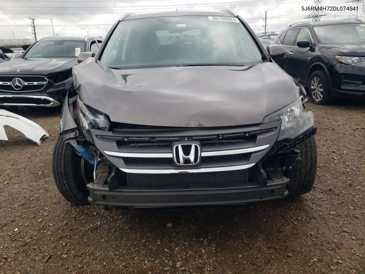 2013 Honda Cr-V Exl VIN: 5J6RM4H72DL074541 Lot: 80708924