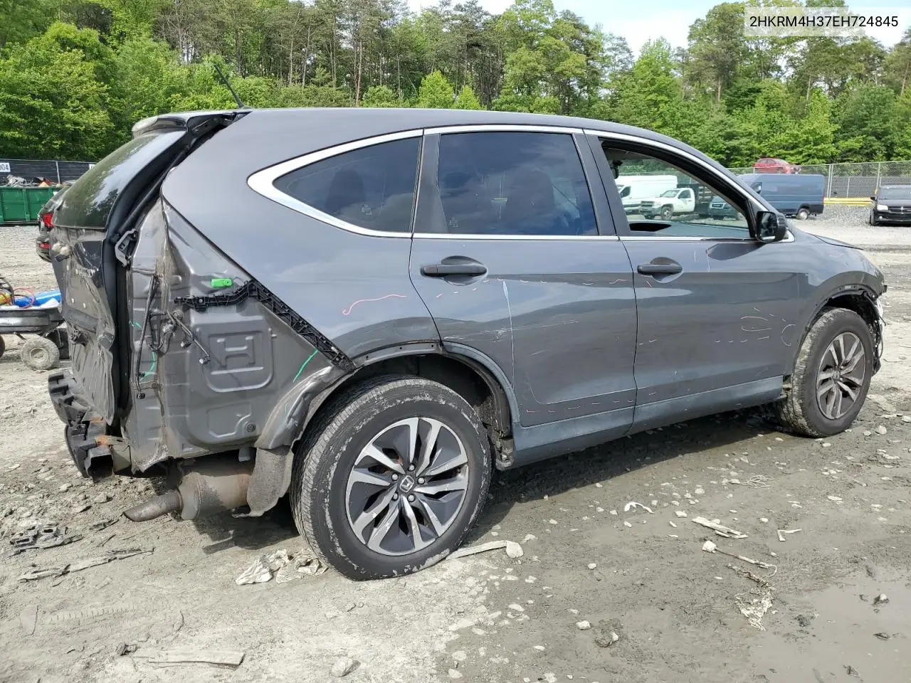 2hkrm4h37eh724845 2HKRM4H37EH724845 2014 Honda Cr-V Lx