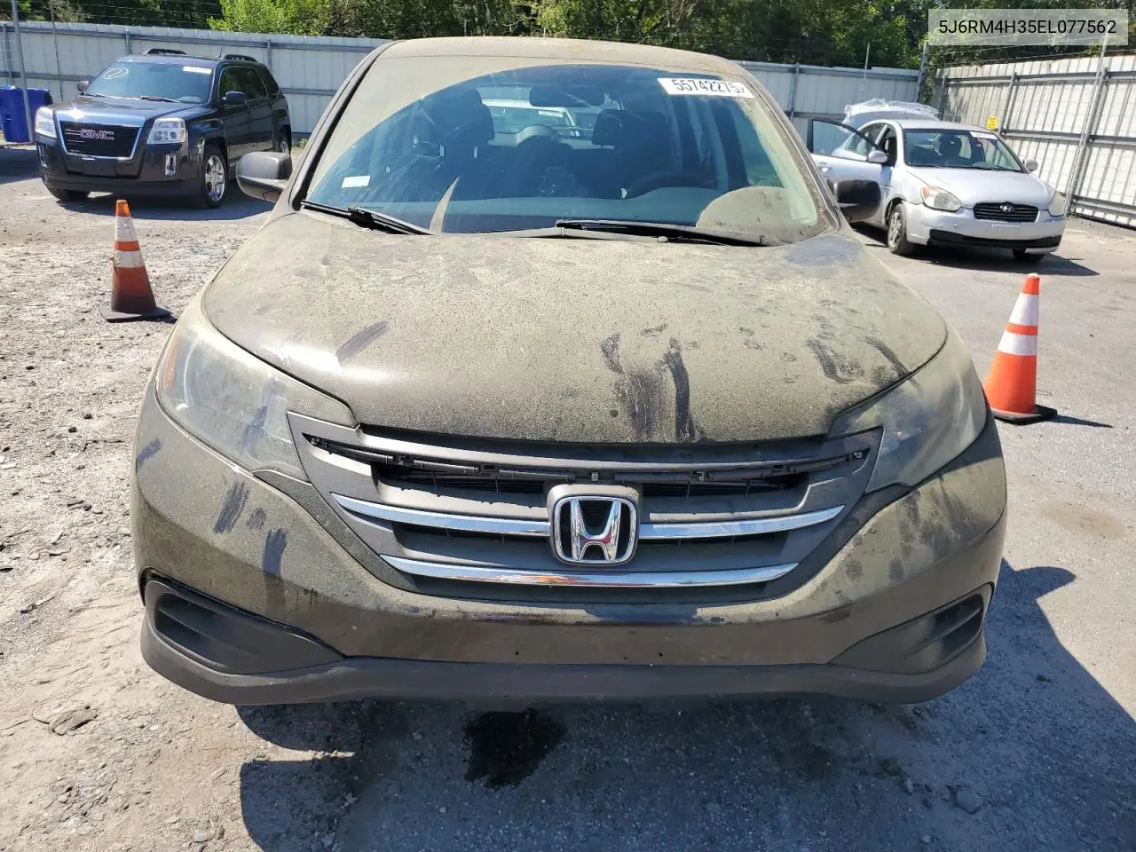 2014 Honda Cr-V Lx VIN: 5J6RM4H35EL077562 Lot: 55742275