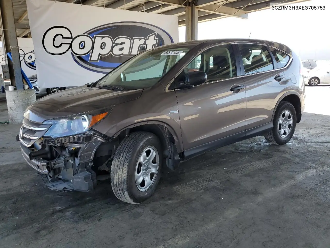 2014 Honda Cr-V Lx VIN: 3CZRM3H3XEG705753 Lot: 56311705